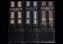 Leather End Narrow 1" Wide Button-on Braces (BR734)