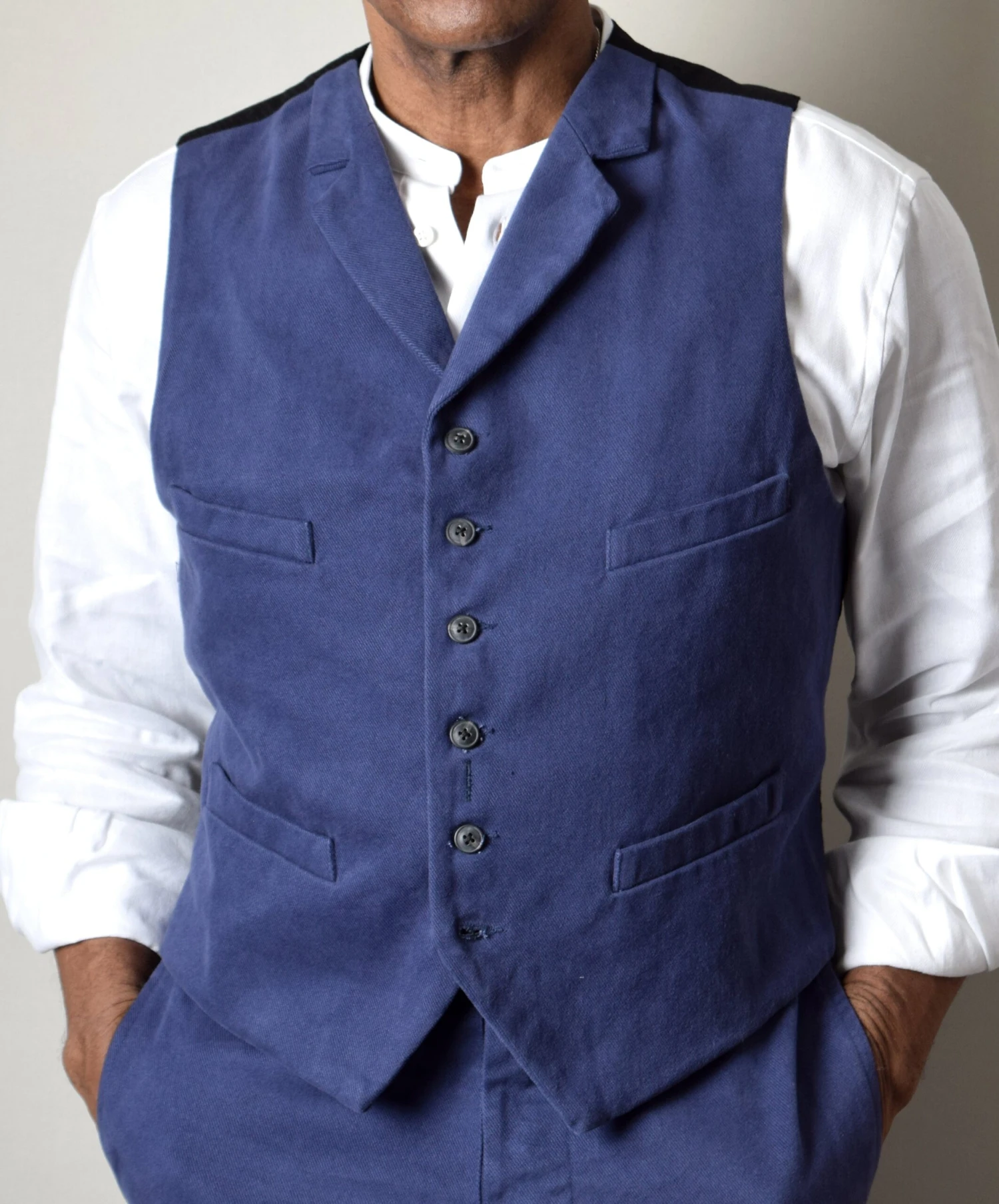 Washed Cotton Drill Work Waistcoat (WC100) 1 Washed Cotton Drill Work Waistcoat (WC100)