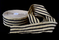 Wide Platinum Coloured Triple Striped Braid (BDP016)