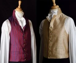 Limited Edition Regency Stripe Waistcoat (WC1820U) -Urban Mode Shop 2 colours