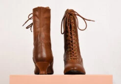 Brown Victorian Lace Up Boots (SP1912) -Urban Mode Shop 4 eae08189 cf62 4988 bf56 545cfb80a3b9