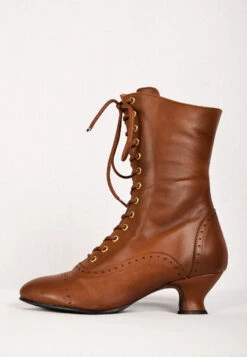Brown Victorian Lace Up Boots (SP1912) -Urban Mode Shop 5 9c1dfc6f 2ff3 4893 9e37 fc52b8e6b47a