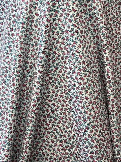 Green And Red Sprig Liberty Jubilee Fabric (FD-LIB-008) 2 Green And Red Sprig Liberty Jubilee Fabric (FD-LIB-008) - Image 2