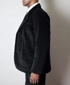 Black Corduroy Informal Lined C20th Jacket (JA1920-BC) -Urban Mode Shop BC5