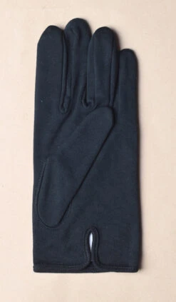 Cotton Gloves - Grey And Black (GL601)
