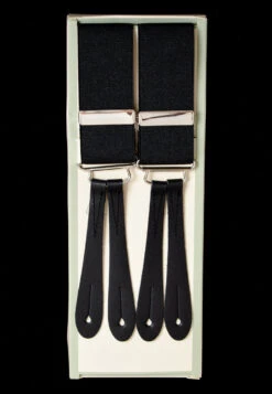 Plain Coloured Button-on Braces With Stamped Leather Ends (BR700) 15 Plain Coloured Button-on Braces With Stamped Leather Ends (BR700) -Urban Mode Shop Black 0f9ec619 c4ee 4e81 ba37 850776fa3b71