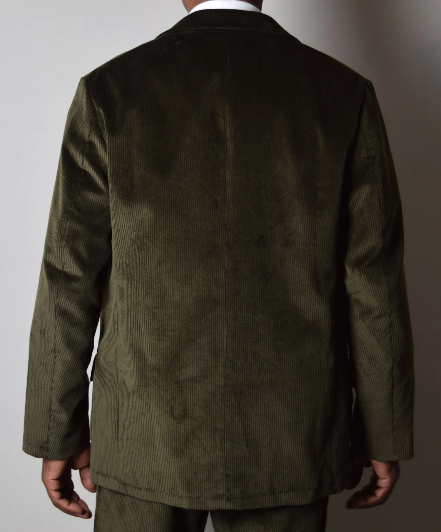 Bottle Green Corduroy Informal Lined C20th Jacket (JA1920-BG) 3 Bottle Green Corduroy Informal Lined C20th Jacket (JA1920-BG) - Image 3