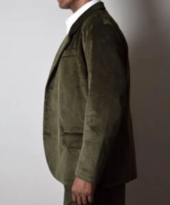 Bottle Green Corduroy Informal Lined C20th Jacket (JA1920-BG) 10 Bottle Green Corduroy Informal Lined C20th Jacket (JA1920-BG) -Urban Mode Shop Bottle Green Corduroy Informal Lined C20th Jacket JA1920 BG Side 2