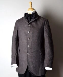 Brown/Black Fossil Late Victorian Coat (JA1880-506) -Urban Mode Shop BrownFossil3