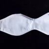 White Marcella Pointed End Bow Tie - Self Tie (CR545WS)