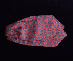 Silk Cravats (CR569) -Urban Mode Shop CR569 BurntRed