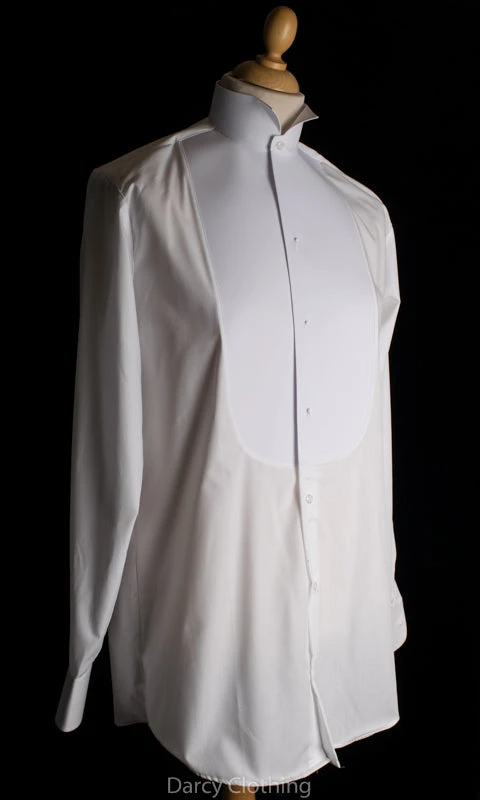 Wing Collar Attached Washable Stiff Fronted Shirt (SH2292) 1 Wing Collar Attached Washable Stiff Fronted Shirt (SH2292)