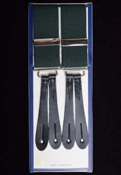 Plain Coloured Button-on Braces With Stamped Leather Ends (BR700) 23 Plain Coloured Button-on Braces With Stamped Leather Ends (BR700) -Urban Mode Shop DSC 2916