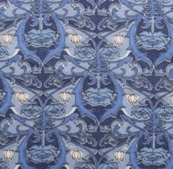 Blue Art Nouveau Liberty Jubilee Fabric (FD-LIB-21)