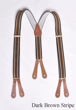 Children's Braces (BR720) 18 Children's Braces (BR720) -Urban Mode Shop DarkBrownStripe