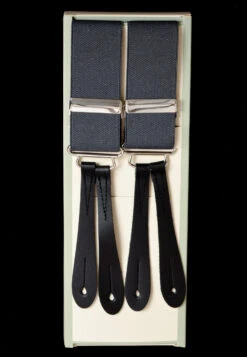 Plain Coloured Button-on Braces With Stamped Leather Ends (BR700) 18 Plain Coloured Button-on Braces With Stamped Leather Ends (BR700) -Urban Mode Shop DarkGrey 9573c63b 3cd1 4ffc 8289 d528172dce42
