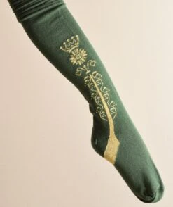 Clocked Cotton Crown Style Stockings (SO160) -Urban Mode Shop EDIT6