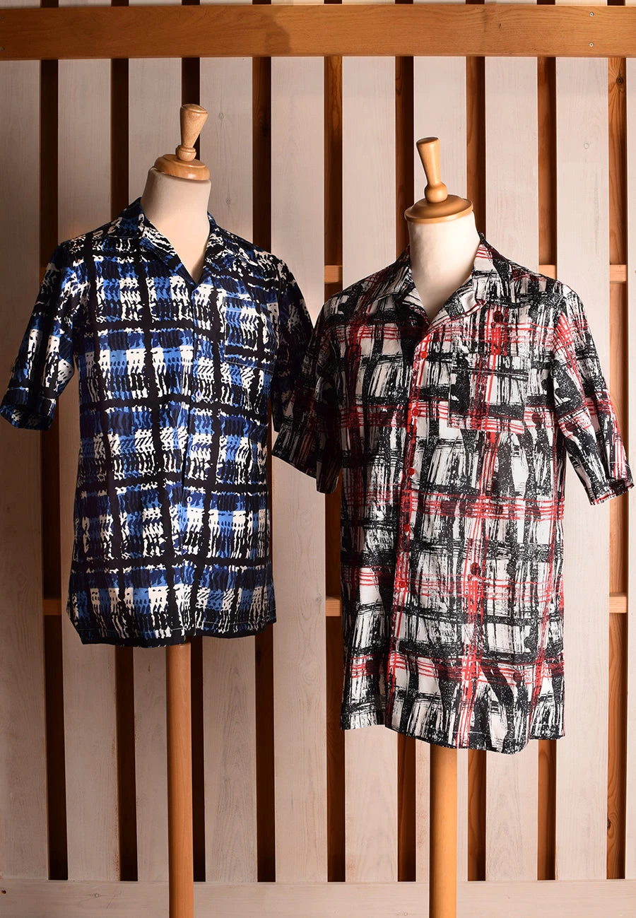 Vintage Liberty Print Panama Man's Shirt (SH205) 1 Vintage Liberty Print Panama Man's Shirt (SH205)