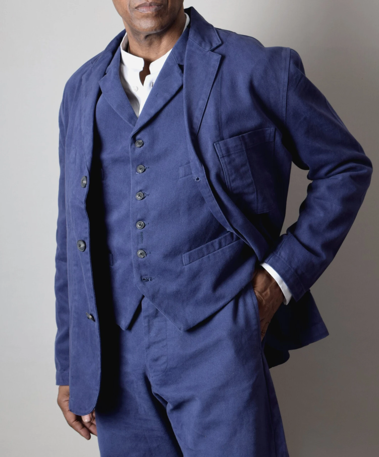 Washed Cotton Drill Work Jacket (JA100) 1 Washed Cotton Drill Work Jacket (JA100)