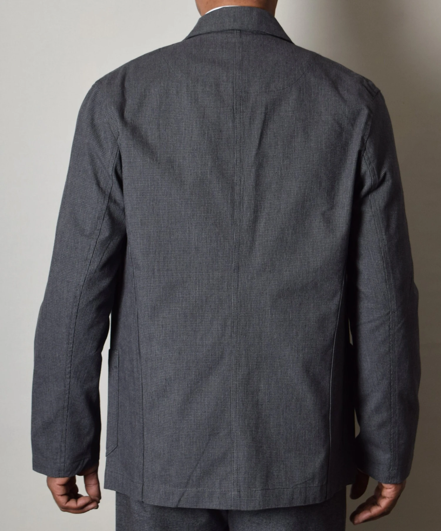 Charcoal Textured Weave Jacket (JA360) 3 Charcoal Textured Weave Jacket (JA360) - Image 3