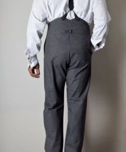 Charcoal Textured Weave Fishtail Back Trousers (TR360) 6 Charcoal Textured Weave Fishtail Back Trousers (TR360) -Urban Mode Shop Edit3 ed6957bf 603a 40d5 81d8 f43c35ddb050