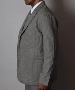 Olive/Blue Stripe Jacket (JA305) 8 Olive/Blue Stripe Jacket (JA305) -Urban Mode Shop Edit4 ea2e2d78 15c8 467d 9e03 6101977f0891