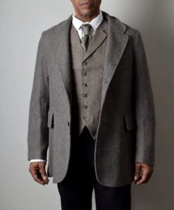 Grey Brown Twist Late Victorian Coat (JA1880-333) -Urban Mode Shop Edit5 60c92fe0 38a3 4ce4 a80f 87be02b83203