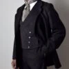 Black Late Victorian Coat (JA1880-002)