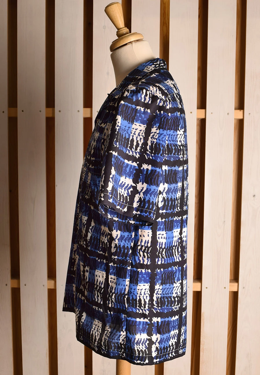 Vintage Liberty Print Panama Man's Shirt (SH205) 9 Vintage Liberty Print Panama Man's Shirt (SH205) - Image 9