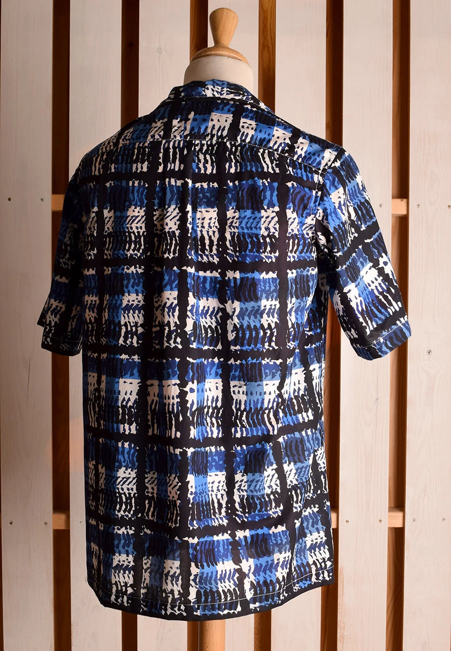 Vintage Liberty Print Panama Man's Shirt (SH205) 10 Vintage Liberty Print Panama Man's Shirt (SH205) - Image 10