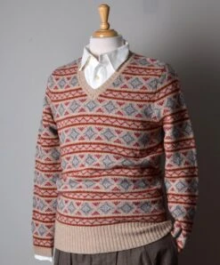 Sammy Wool Fair Isle Jumper (KN170)