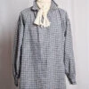 Blue Check Linen Cotton C18th Sailor's Shirt (SH120CB)