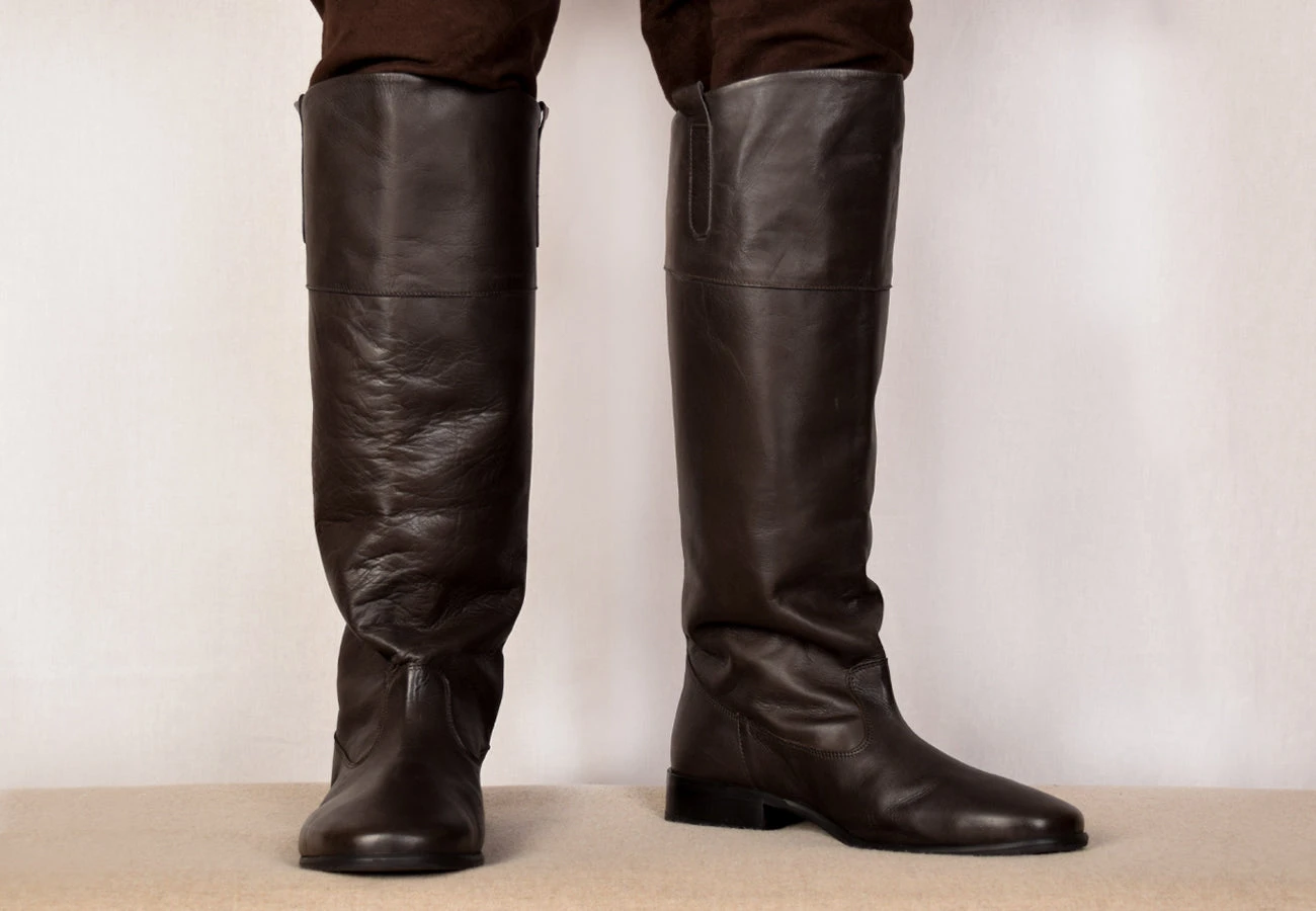 Mens Knee High Boots (SPM1800) 2 Mens Knee High Boots (SPM1800) - Image 2