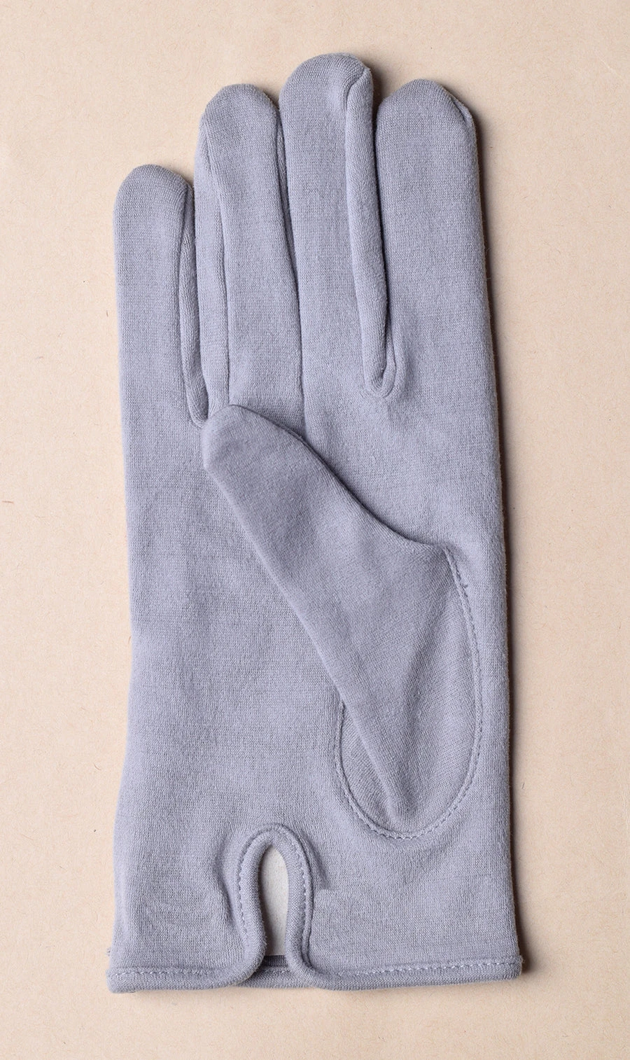 Cotton Gloves - Grey And Black (GL601) 2 Cotton Gloves - Grey And Black (GL601) - Image 2