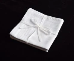 Extra Large Cotton Pocket Handkerchiefs In White (HA103)