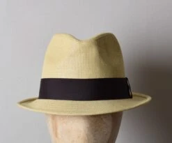Paperstraw Trilby (HA337) -Urban Mode Shop HA337PaperstrawTrilby StrawFrontedited