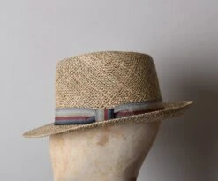 Cuba Hat In Seagrass (HA339) -Urban Mode Shop HA339CubaSeagrassSideedited