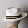 Regimental Panama In Bleached Straw (HA340)