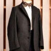 Grey/Black Basketweave Late Victorian Coat (JA1880-500)