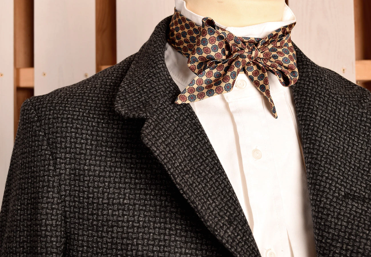 Grey/Black Basketweave Late Victorian Coat (JA1880-500) 2 Grey/Black Basketweave Late Victorian Coat (JA1880-500) - Image 2