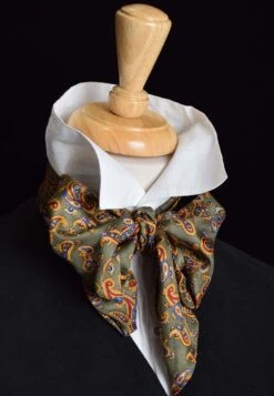 Silk Cravats (CR569) -Urban Mode Shop Khaki