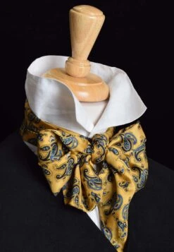 Silk Cravats (CR569) -Urban Mode Shop LargeGold