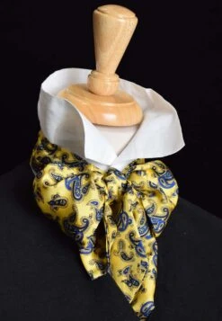 Silk Cravats (CR569) -Urban Mode Shop Largeyellow