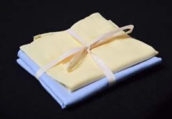 Plain Cotton Pocket Handkerchiefs (HA123) -Urban Mode Shop Lemonandlightblue