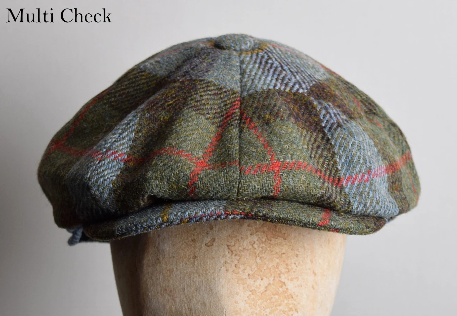 Harris Tweed Traditional Eight Piece Cap (HA154) 3 Harris Tweed Traditional Eight Piece Cap (HA154) - Image 3