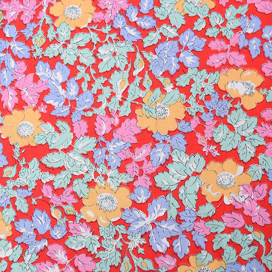 Yellow Poppy Liberty Tana Lawn Fabric (FD-LIB-20) 1 Yellow Poppy Liberty Tana Lawn Fabric (FD-LIB-20)