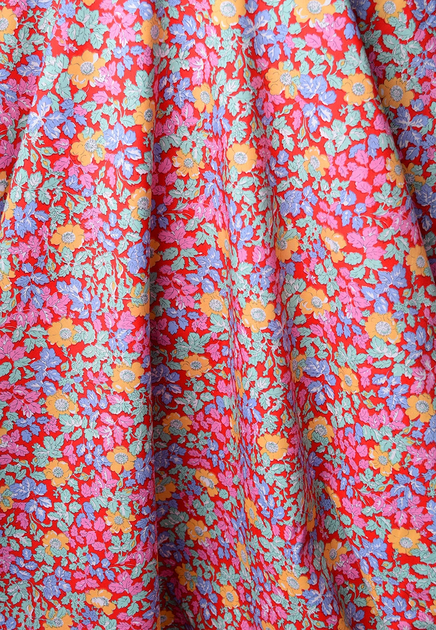 Yellow Poppy Liberty Tana Lawn Fabric (FD-LIB-20) 2 Yellow Poppy Liberty Tana Lawn Fabric (FD-LIB-20) - Image 2