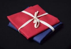 Plain Cotton Pocket Handkerchiefs (HA123) -Urban Mode Shop Redandblue