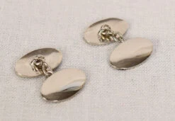 Cuff Links (ST850) -Urban Mode Shop SilverOval