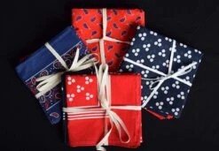 Printed Cotton Pocket Handkerchiefs/ Bandana (HA100)